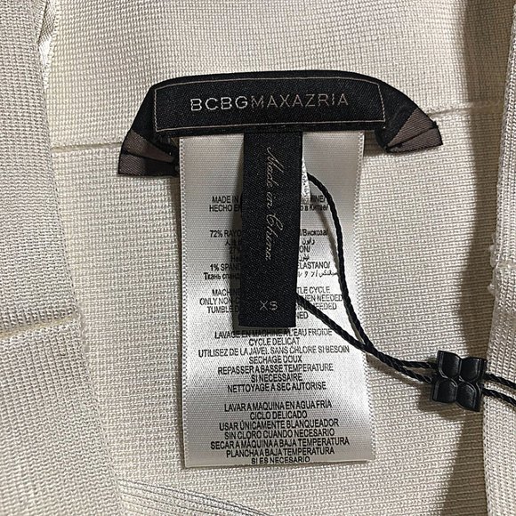 BCBG Bandage Skirt - White - Size XS - NWT - Picture 4 of 5